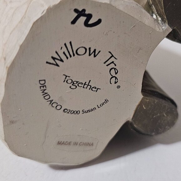 Willow Tree TOGETHER Figurine Man Woman Couple Susan Lordi 2000 Hand Painted - Picture 8 of 8